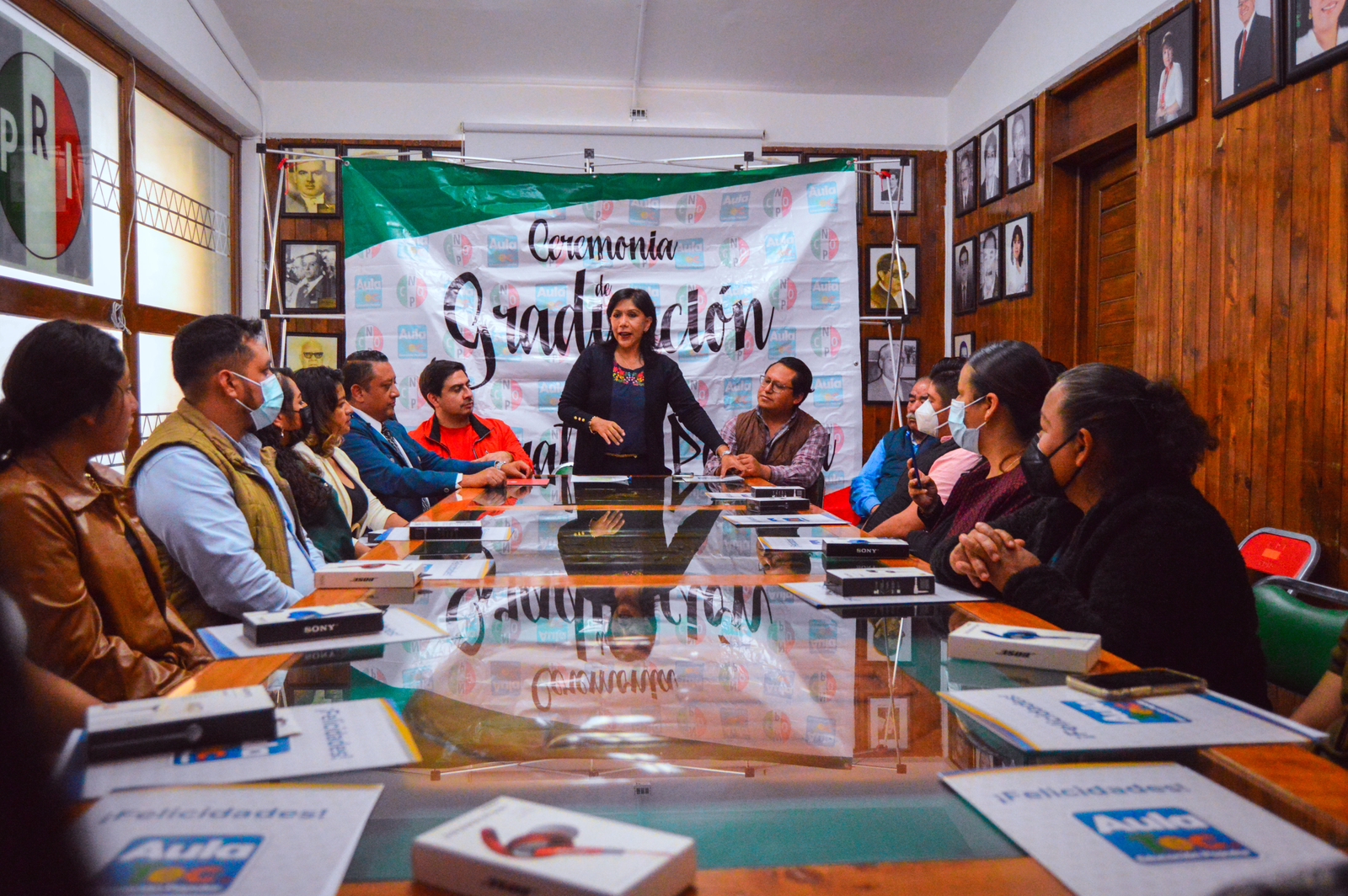 Primera ceremonia de graduación del 2023 de la prepa popular CNOP Tlaxcala